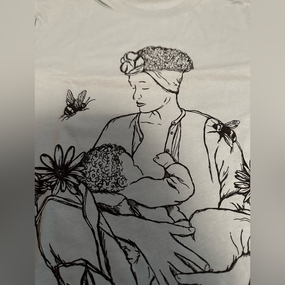 Breastfeeding shirt ink printed